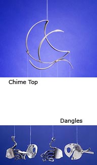 Sailboat with Forkfish and Spoonfish Chime - Click Image to Close