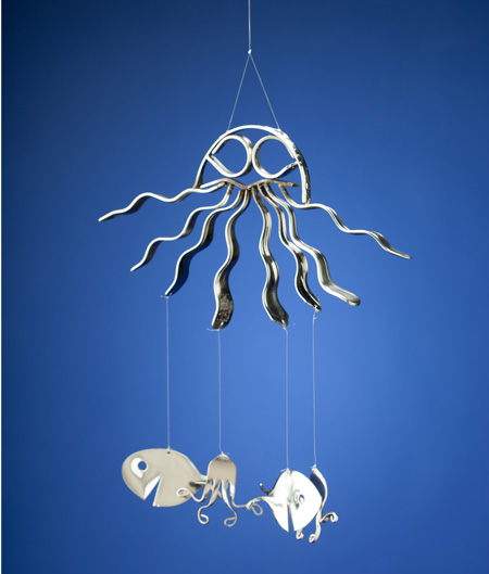 Octopus Windchime with Spoonfish and Squid