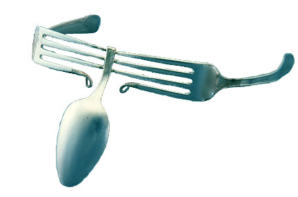 Forked Glasses with Nose - Click Image to Close