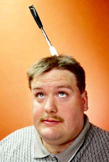 BBQ Fork Top Headwear - Click Image to Close