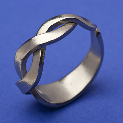 Braided Fork-tine Ring