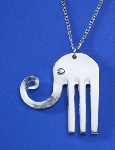 Lucky Elephant Necklace - Click Image to Close